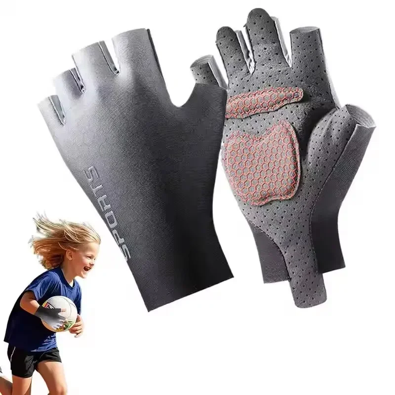 Kinder-Fahrradhandschuhe für Jungen und Mädchen, rutschfest, winddicht, Outdoor-Fitness-Handschuhe, Schutzausrüstung für Laufrad-Training