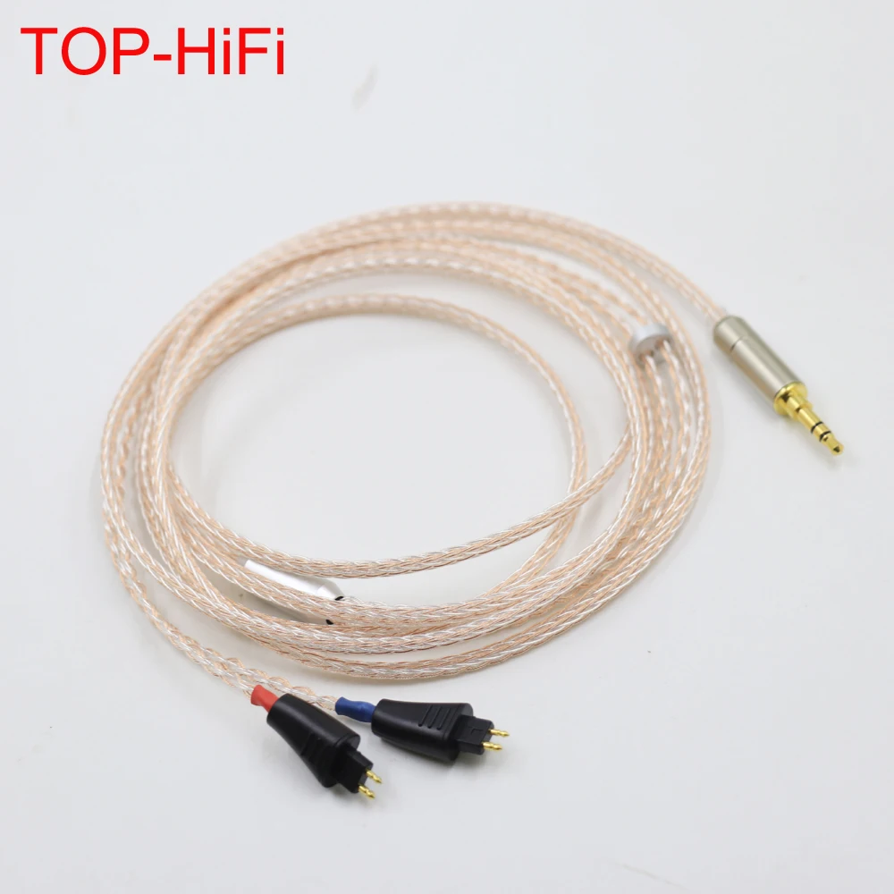 16 Core Pcocc Copper Silver Braided Headphone cable TH610 TH900 MK2 TH909 XLR/2.5/4.4mm Balance Headphones upgrade cable