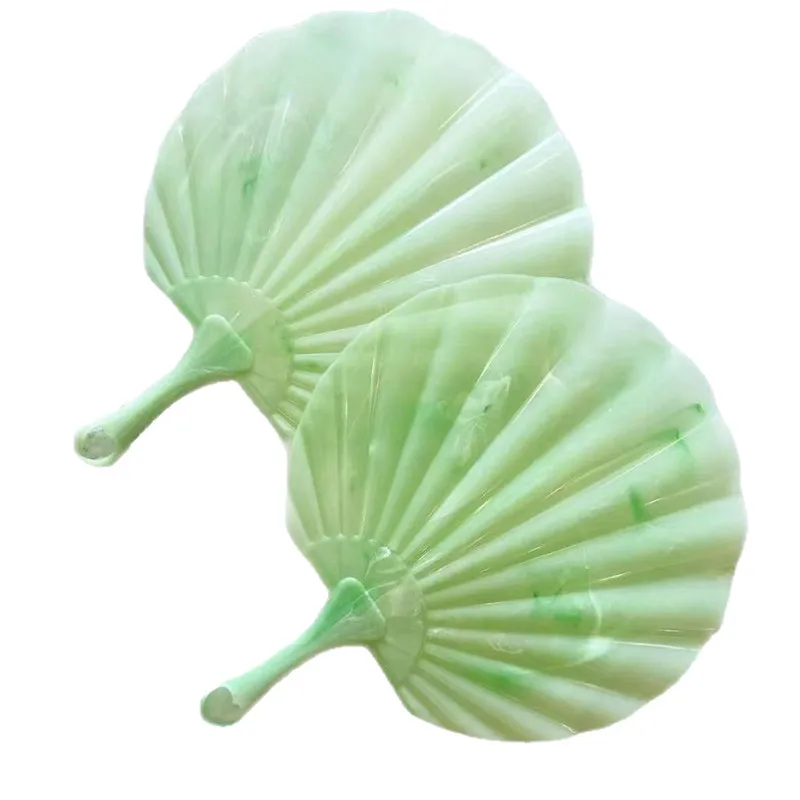 100PCS Hand Held Fan Summer Plastic Portable Fan Cool Breeze Performance Dance Party Photography Props Fan Party Supplies Gifts