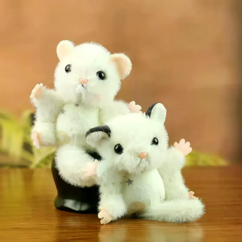 Fluffy Flying Mouse Plush Toy Keychain, Stuffed Animal Doll Backpack Pendant Gift
