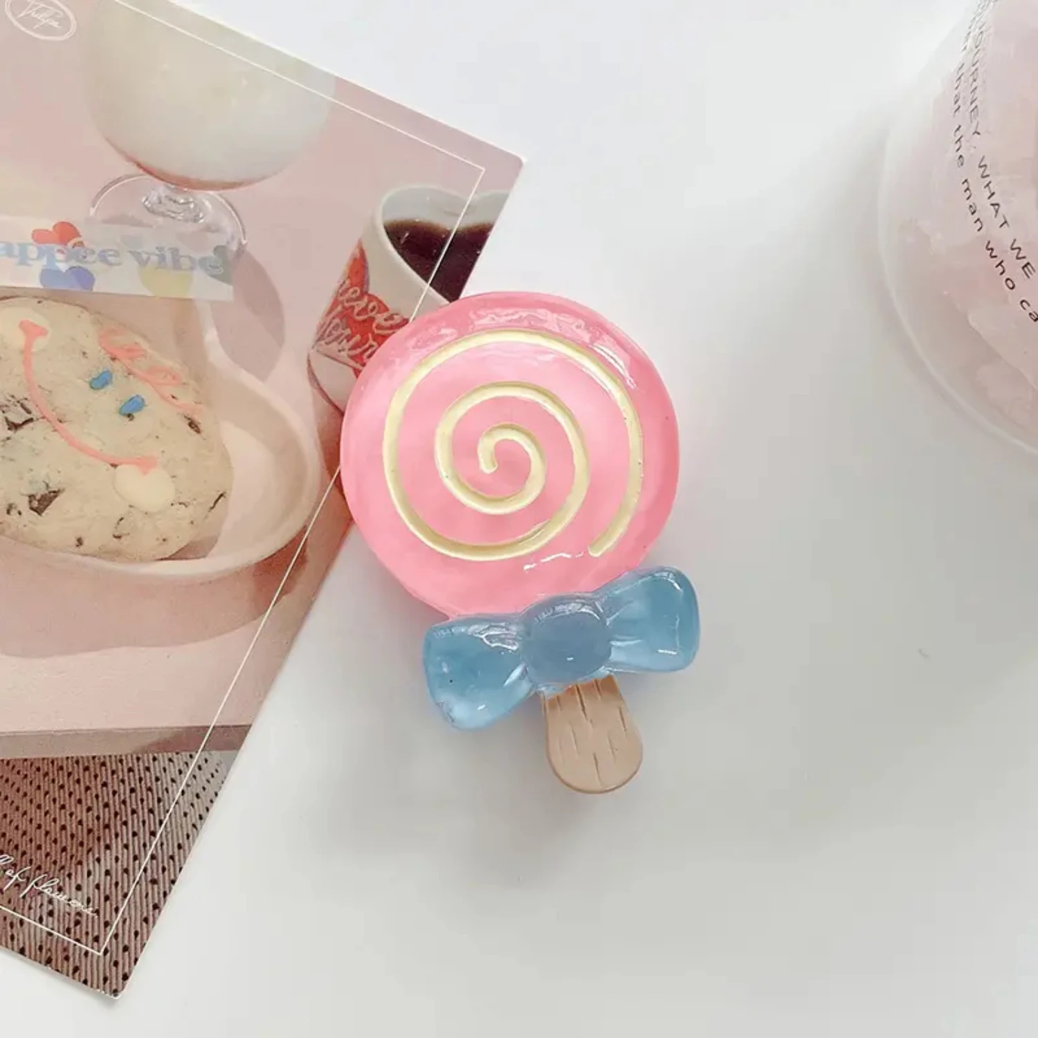 3D Lollipop Korea Epoxy Cute Stand For Cell Phone Grip Tok Mobile Holder Griptok For IPhone 13 Pro Max IPad Car Bracket