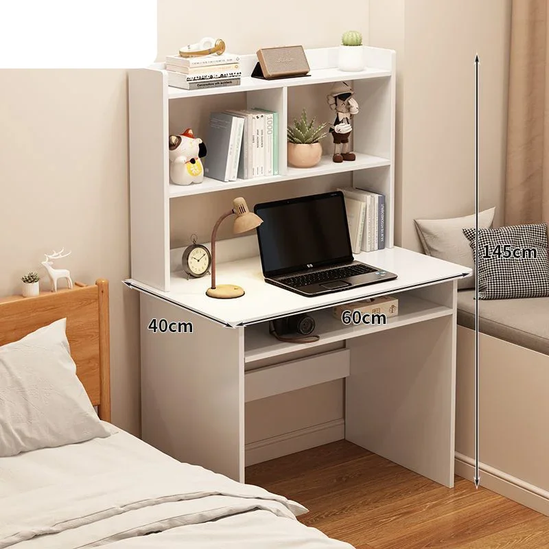 

Современный деревянный компьютерный стол с отделениями, белый стол для домашнего офиса с ящиком
