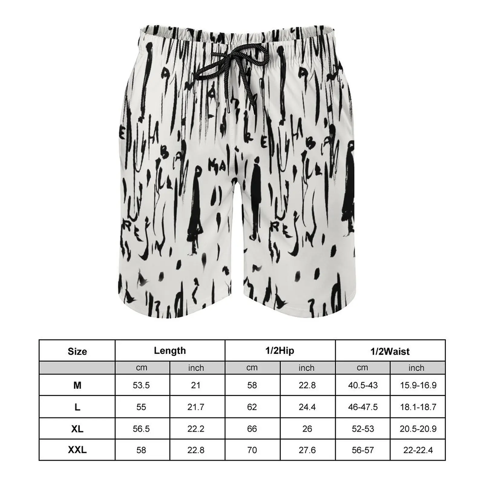 3d Printed Casual Skull Print Summer Fashion Punk Style Everyday Can Wear Men's Lace-Up Five Quarter Pants Beach Pants