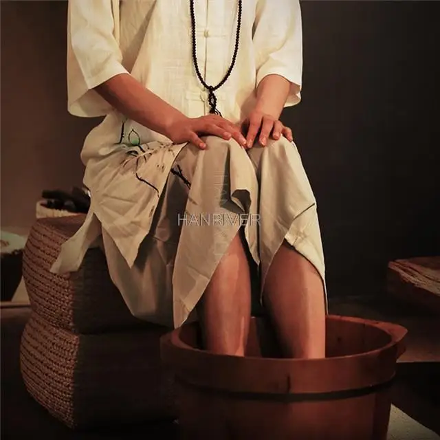 الطب الصيني قدم مسحوق الصحة المنزلية القرطم الزنجبيل الشيح moxa motherwort العناية بالقدم حمام سبا فقاعة نقع AI كيس عشبي #5