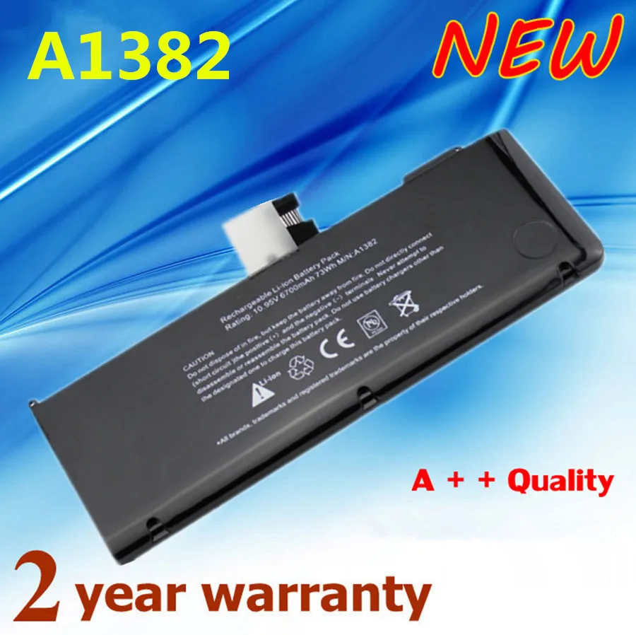 

A1382 Laptop Battery for Apple Macbook Pro 15" A1286 MC721LL MC723LL MD035LL MD318LL MD322LL MD103LL MD104LL