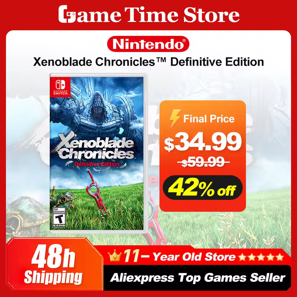 Xenoblade Chronicles: Definitive Edition Nintendo Switch Game Deals 100% Original Physical Game Card for Nintendo Switch Console