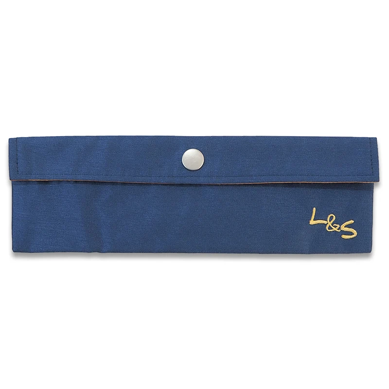 

Custom blue bar flap buckle bag for Jewish wedding fashion accessories with custom fabric embroidery color custom lining