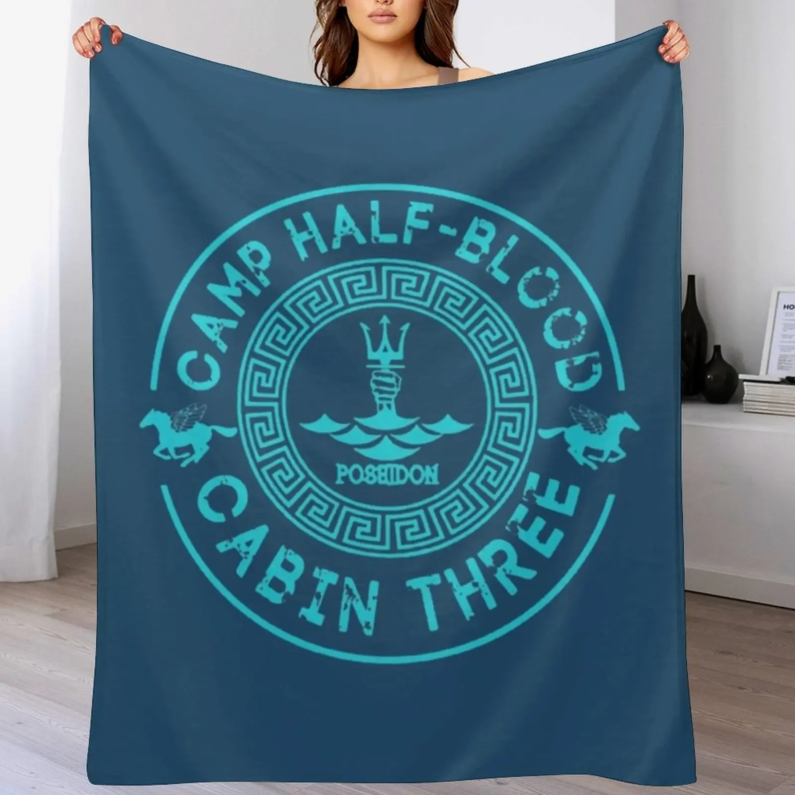 

camp half blood - half Throw Blanket Designers christmas decoration Blankets