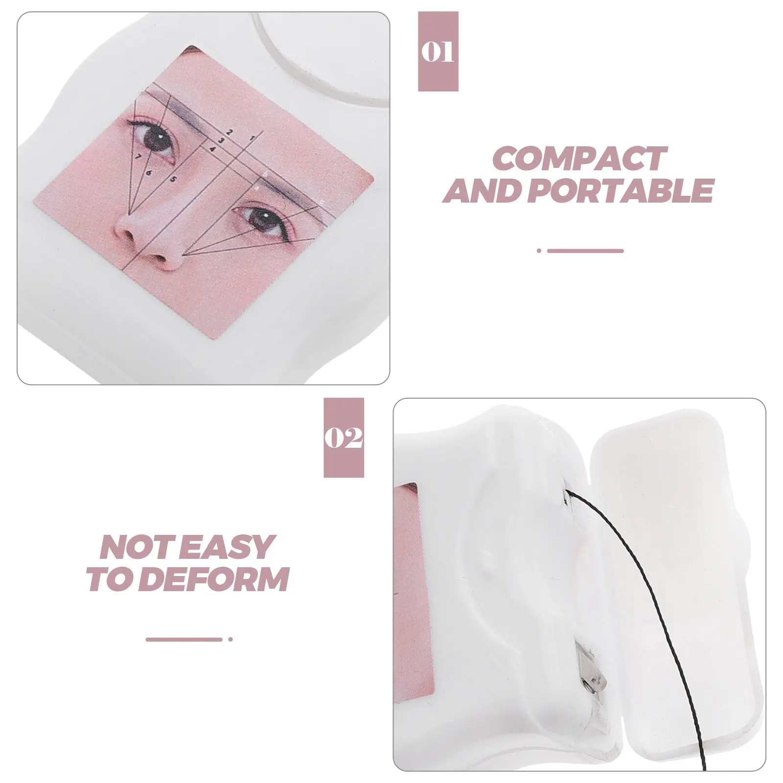 Eyebrow Mapping String High Precision Nylon Thread for Brow Shaping Tattooing Eyebrow Positioning Measuring and Drawing Aid