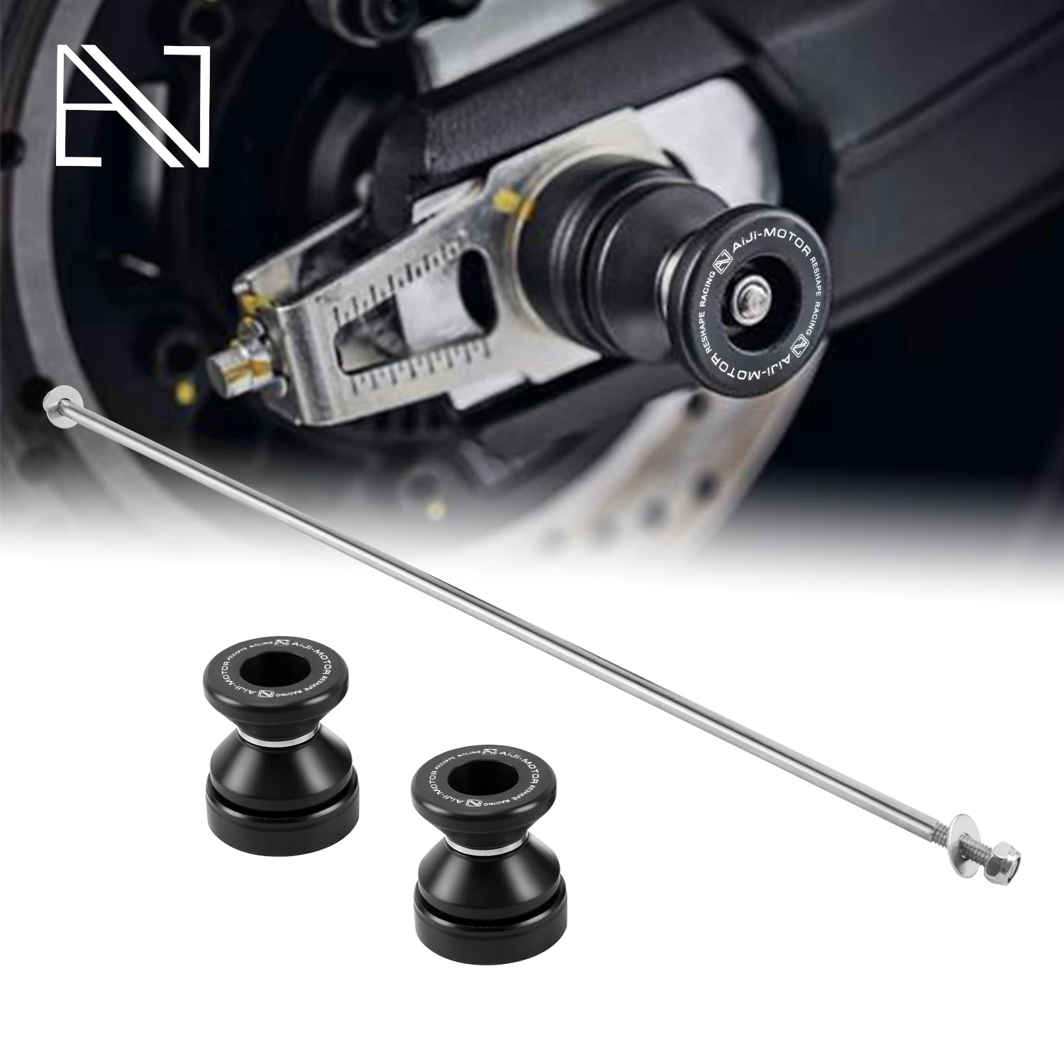 Rear Swingarm Sliders Spools Paddock Stand Bobbins For Ducati Monster 696 795 797 Scrambler 400 800 1100 Motorcycle Accessories