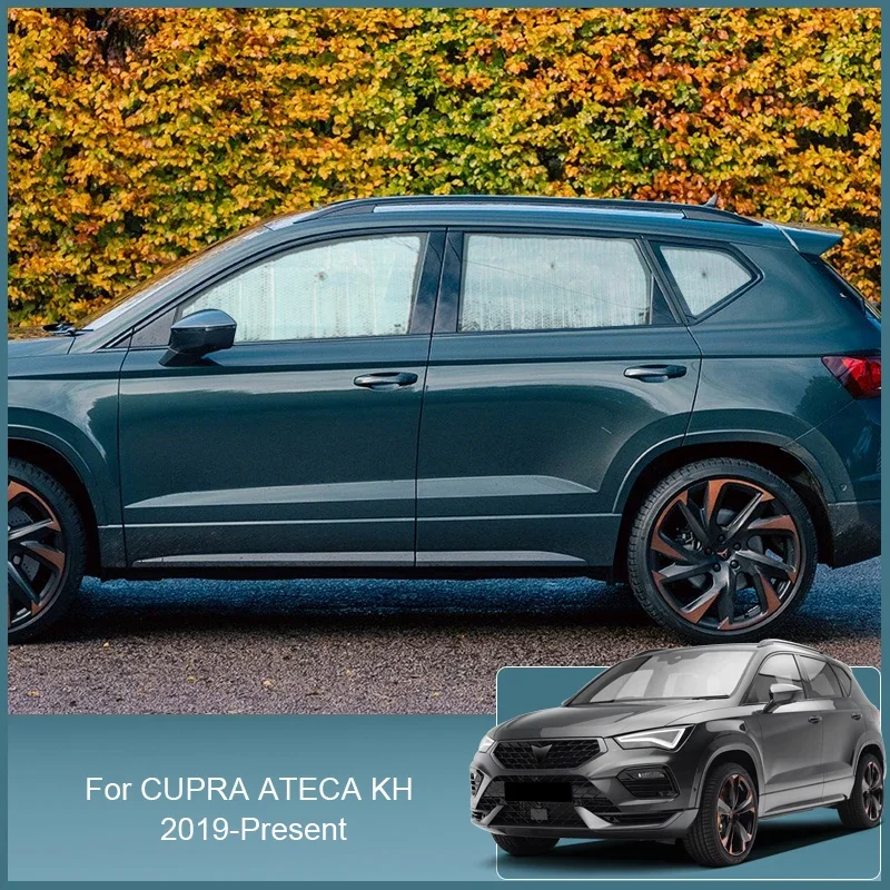 

Car Sunshades UV Protection Cover For CUPRA ATECA KH 2019-Present Side Window Curtain Sun Shade Visor Mat Windshield Accessories