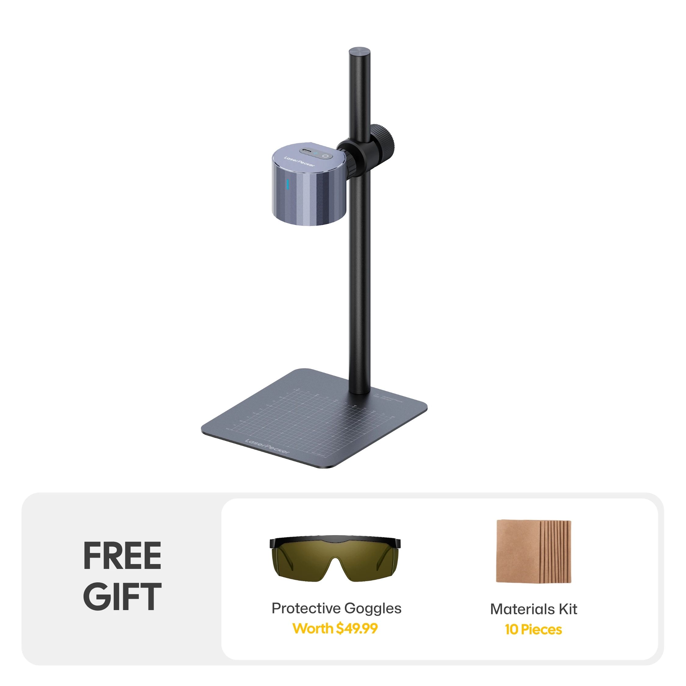 

LaserPecker LP1 Plus Laser Engraver Mini Portable Engraving Machine High Precision Cutter for DIY Wood Metal Leather