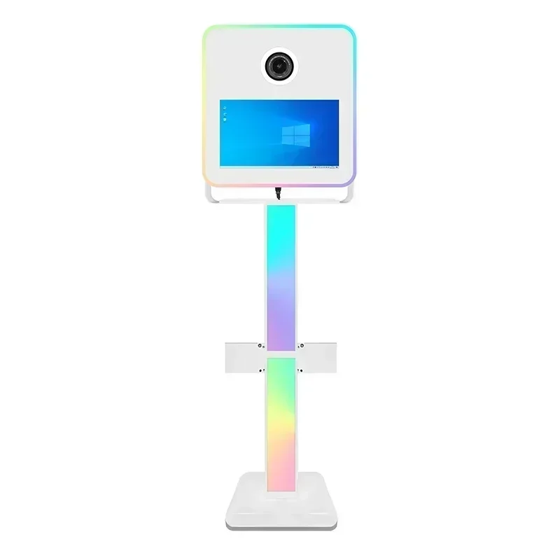 

Wholesale 15.6 Inch Hot Sale Magic Mirror Photo Booth enclosure DSLR Ring Light LED Touch Screen Flight Advertising Equipment