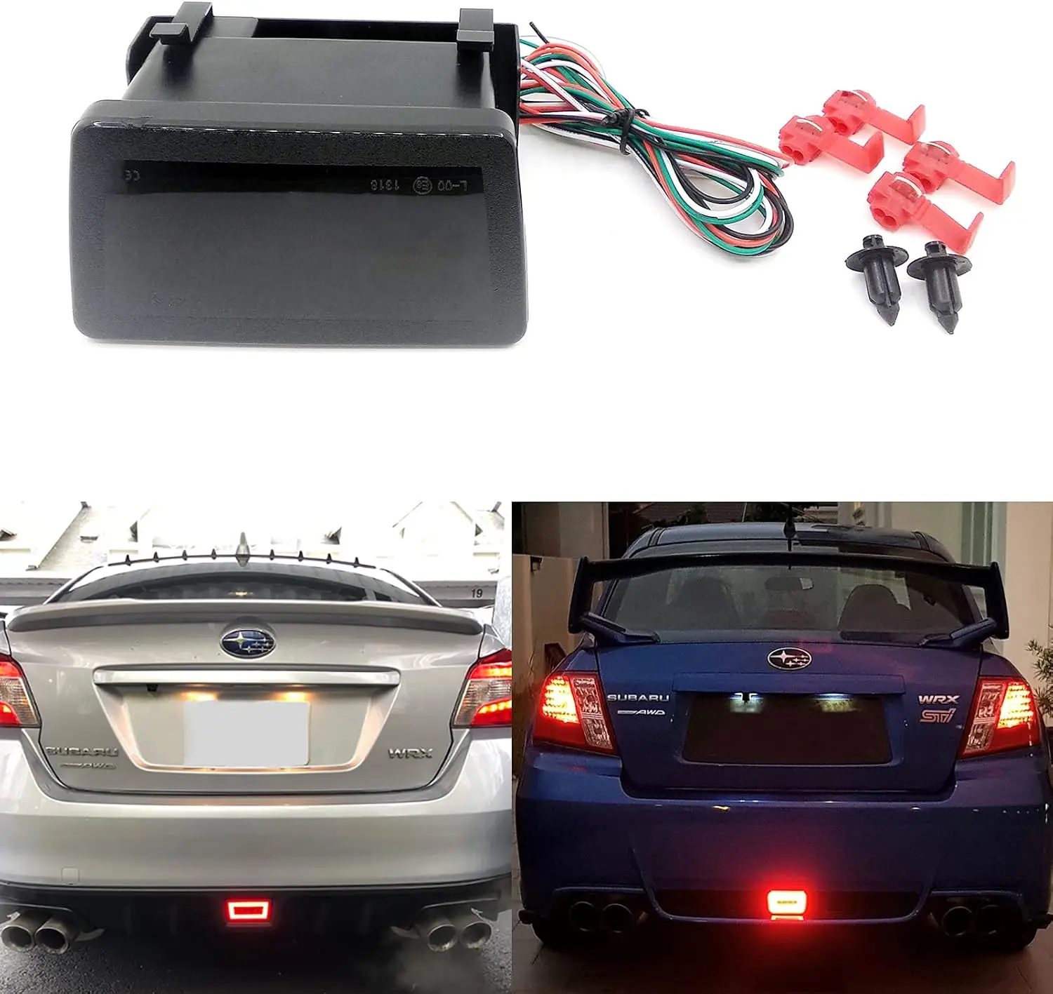 

3-In-1 LED Rear Fog Light Kit for 2011+ Subaru Impreza WRX STi XV Crosstrek (Smoked Lens)