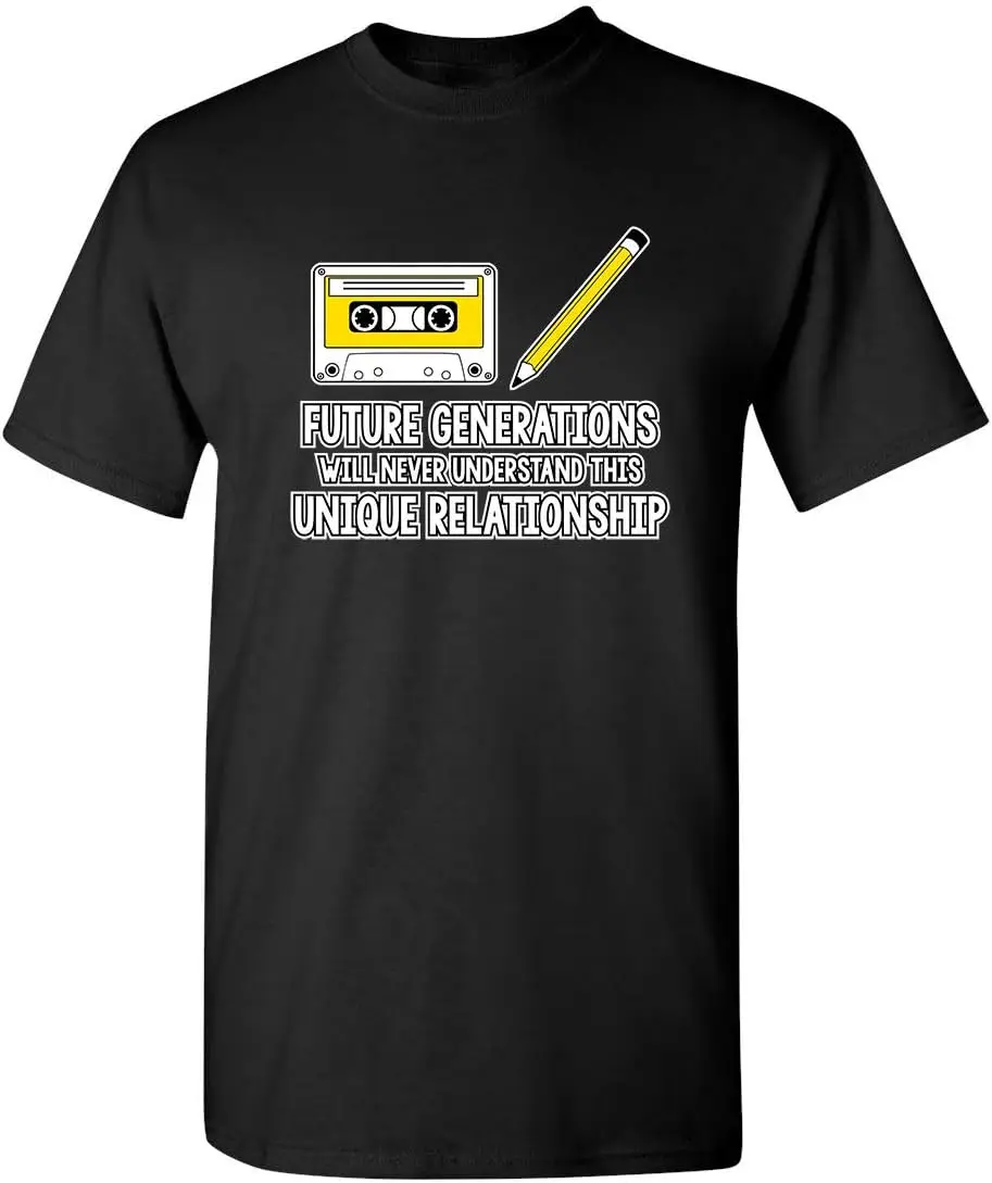 

Future Generations Will Never Understand Cassette Tape Sarcasm Funny T Shirt