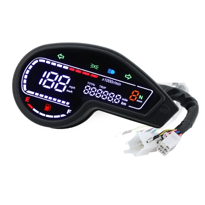 

Replacement Accessory Motorcycle Digital Odometer Tachometer Speedometer for NXR150 NXR125 Bros XR150 GY200 03-14