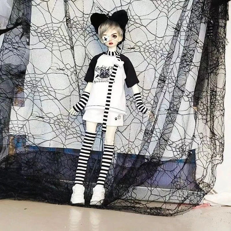 

1/4 Одежда для куклы BJD, 9 точек в комплекте, 45 см, одежда BJD, костюм, пальто, брюки с головным убором, шарф, подлокотники, аксессуары для одежды