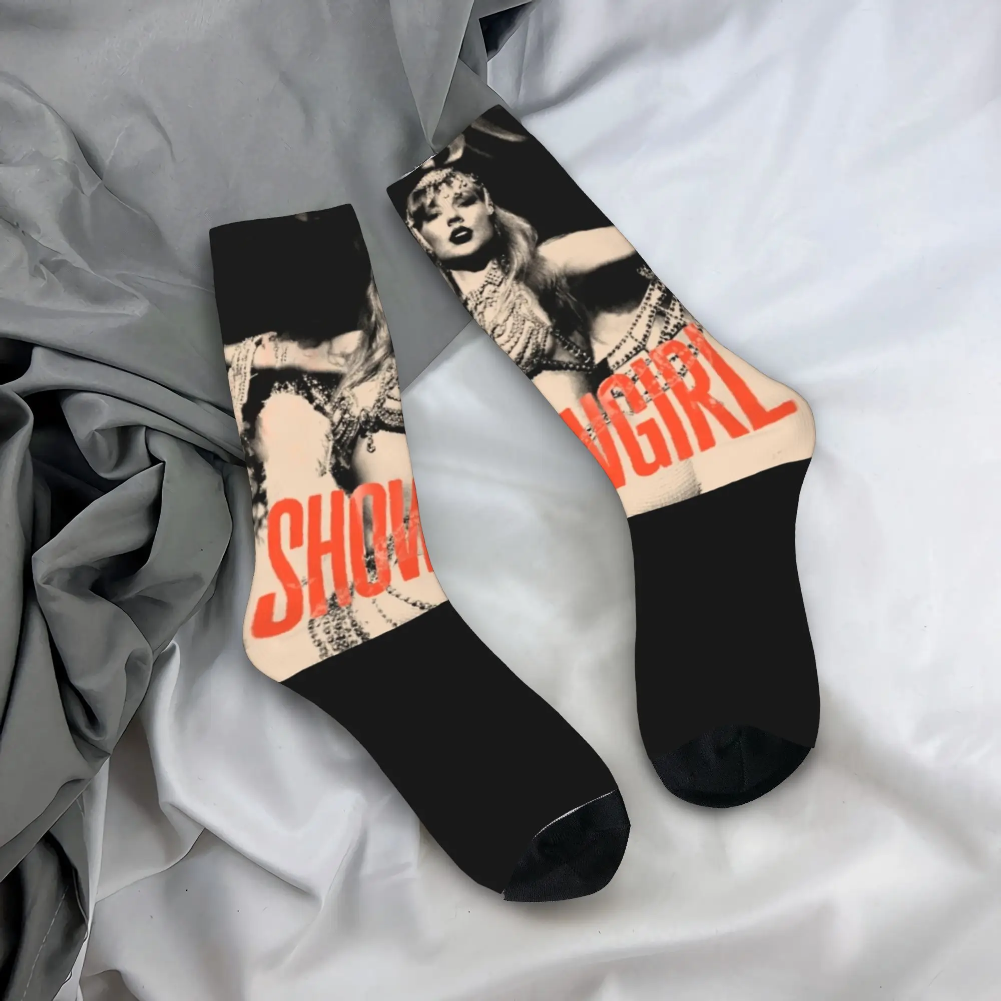 

Чулки для альбома Showgirl, мужские носки, готические носки высокого качества, весенние спортивные нескользящие дизайнерские носки для бега, подарок на день рождения