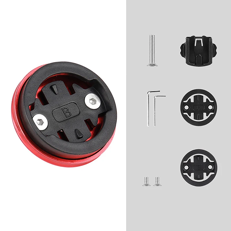 Fahrradcomputerhalter, Fahrrad-Stoppuhr-GPS-Halterung, Vorbau-Top-Cap-Computerhalter, Telefonhalter für Garmin Bryton Cateye Teile〔CC33〕 – Detail 15