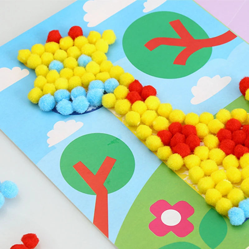 لوحة كروية قطيفة يمكنك صنعها بنفسك لوحات زخرفية منزلية مصنوعة يدويًا مشغولات يدوية سهلة للمشروعات الإبداعية للبالغين وكبار السن TMZ #4