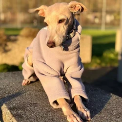 Abrigo invierno polar 4 patas para perros Whippet y Galgo Italiano
