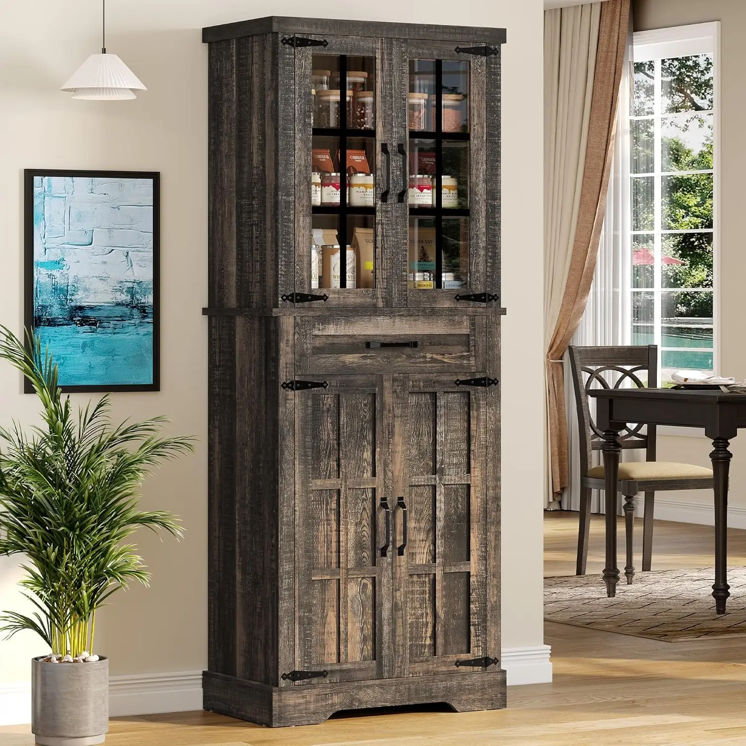 Dwvo Kitchen Pantry Cabinets, 71