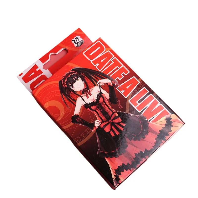 

Аниме Date A Live Nightmare Tokisaki Kurumi Покерные карты Мультяшные аксессуары