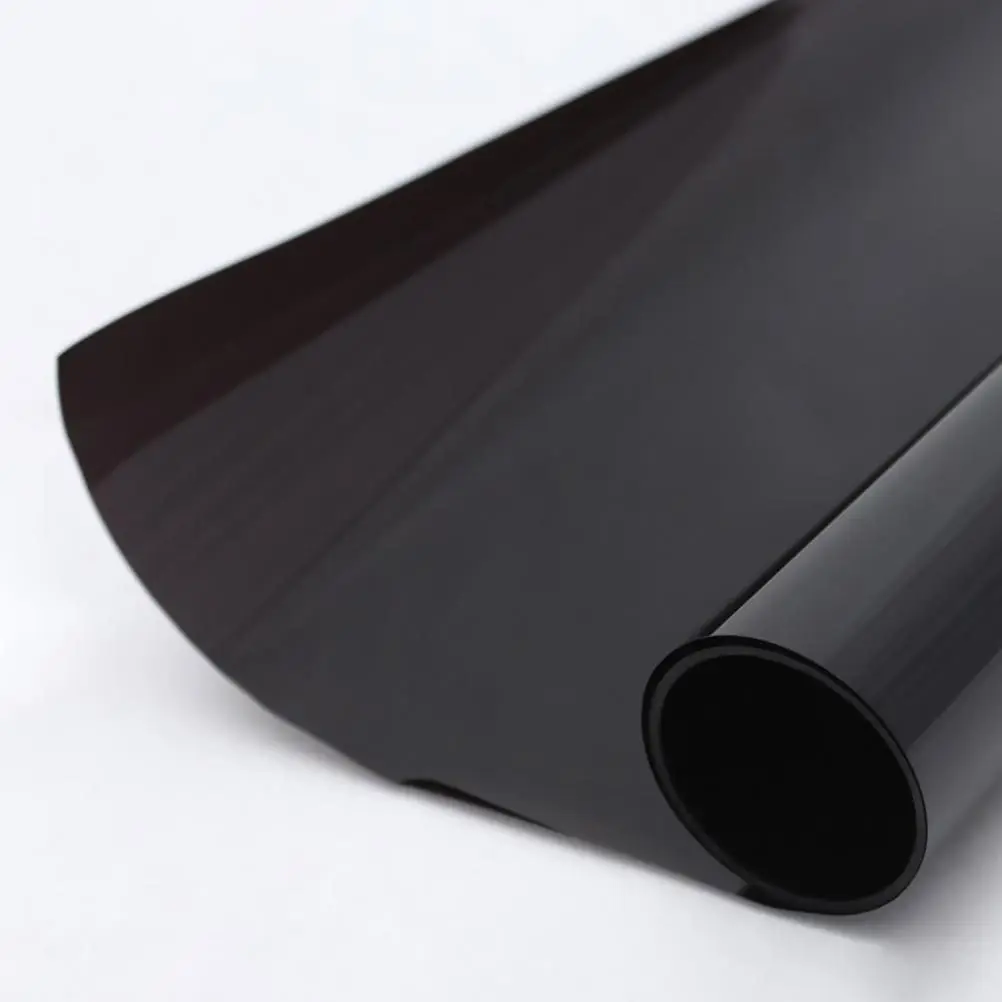 

1Pcs Automotive Black Lamp Film PVC Car Glass Insulation Film Explosion Proof Thermal Insulation Window Sticker Car Sun Shade