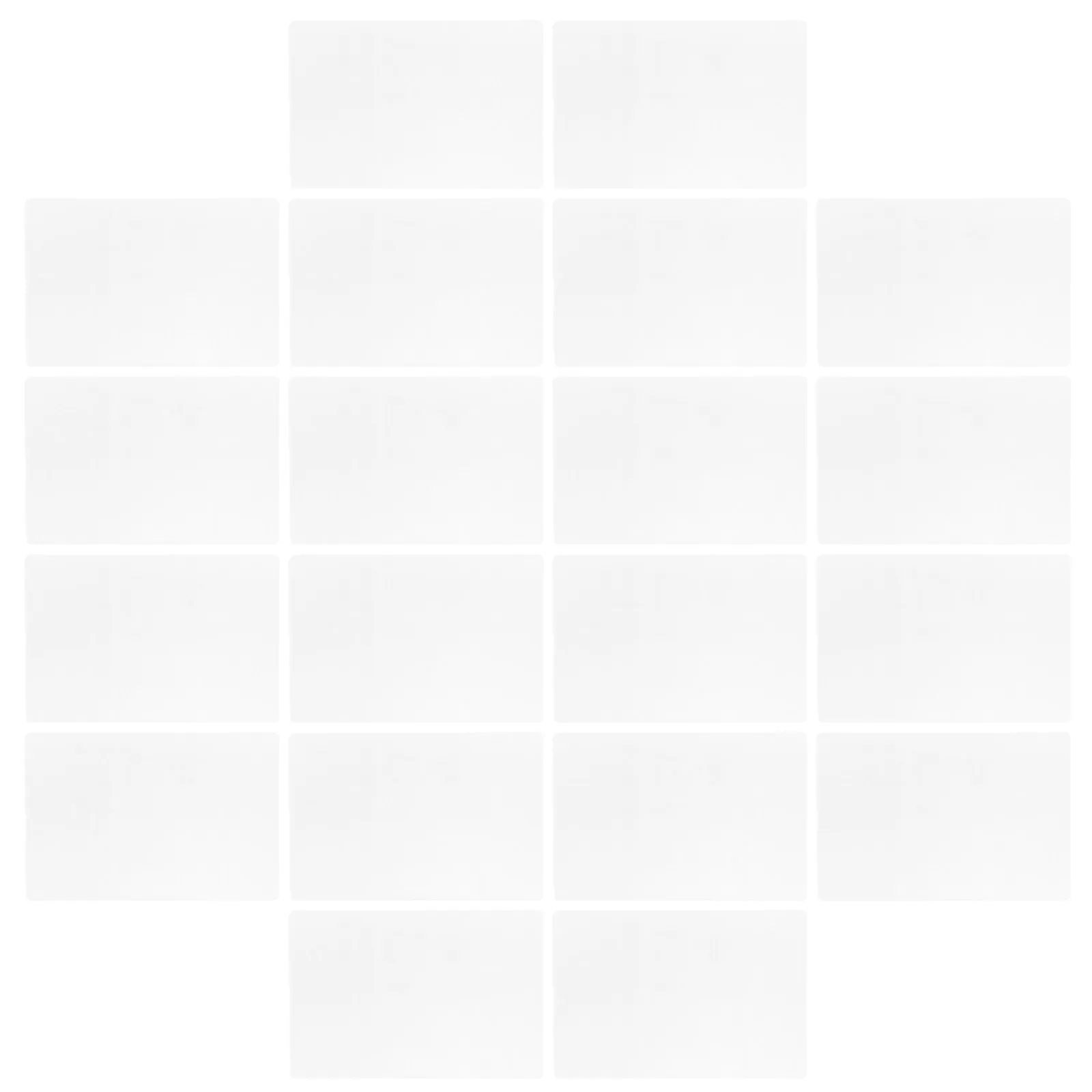 100Pcs Waterproof Clear Laminating Pouches Photo Protection Cover Film Thermal Sheet Pet Fade Resistant 6 Inch 0.08mm