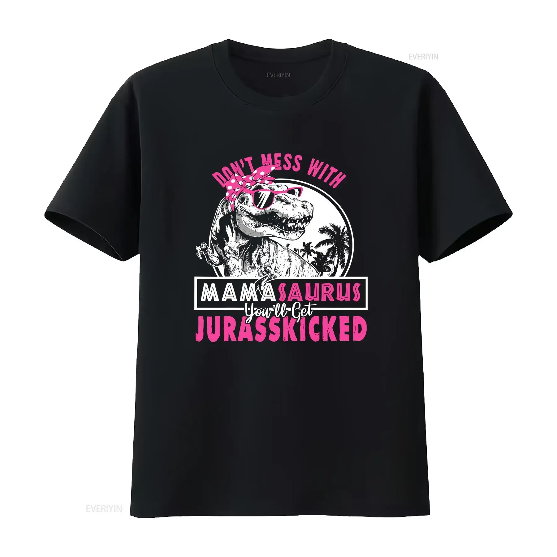 Don t mess with Mamasaurus you ll get Jurasskicked Shirt vintage Washed Soft Casual graphic homme designer clothes Comfortable