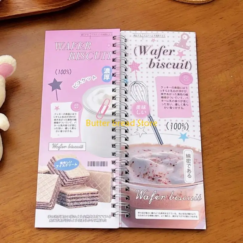 W89C Friendly Recycled Paper Notebook Quality Cover Profile Card Holders Journal