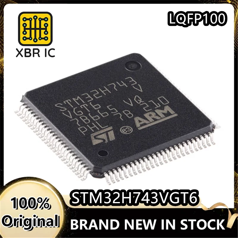 (2/10 piece) STM32H743VGT6 STM32H743 LQFP-100 ARM Cortex-M7 32-bit microcontroller-MCU New original authentic spot fast delivery