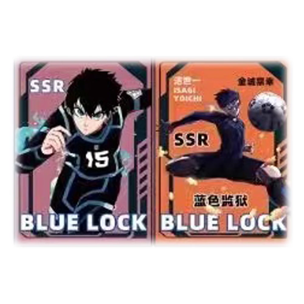 New BLUE LOCK Card Figures Photo Cards Blue Prison Series Rare Limited Edition Card Children\'s Toys Game Card