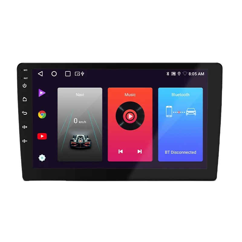 US In Stock Universal 2 Din FM GPS 2GB 64GB android screen for car 10 inches