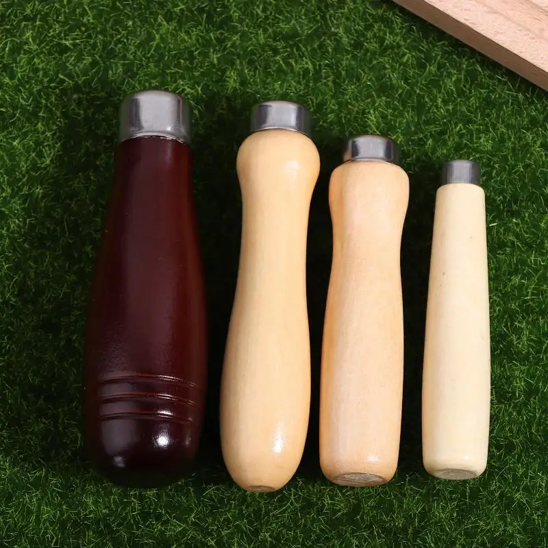 »Woodworking File Handle Set Wooden 2pcs Replacement for Metal File Polishing Tool with Smooth Grip