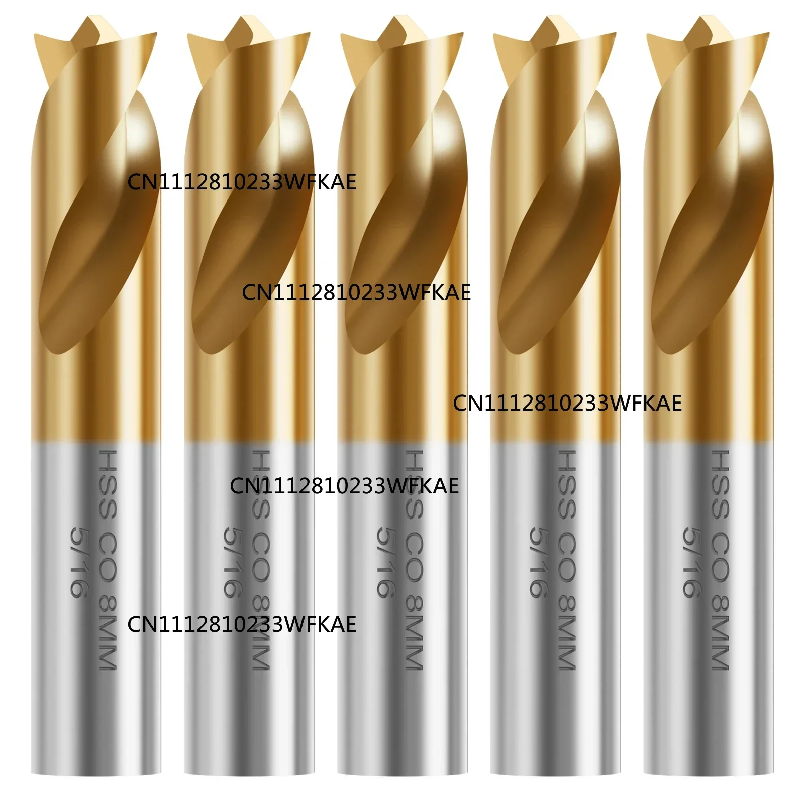 5 Pcs Spot Weld Drill Bit Set High Speed Steel Spot Weld Cutter Easy to Use Drill Bit Set for Car Maintenance Steel Aluminum