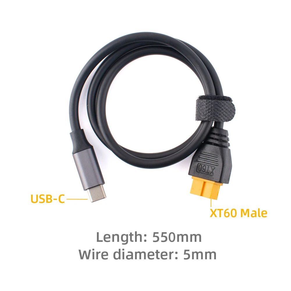 

Toolkitrc SC100 Type-C To XT60 Charging Adapter Cable