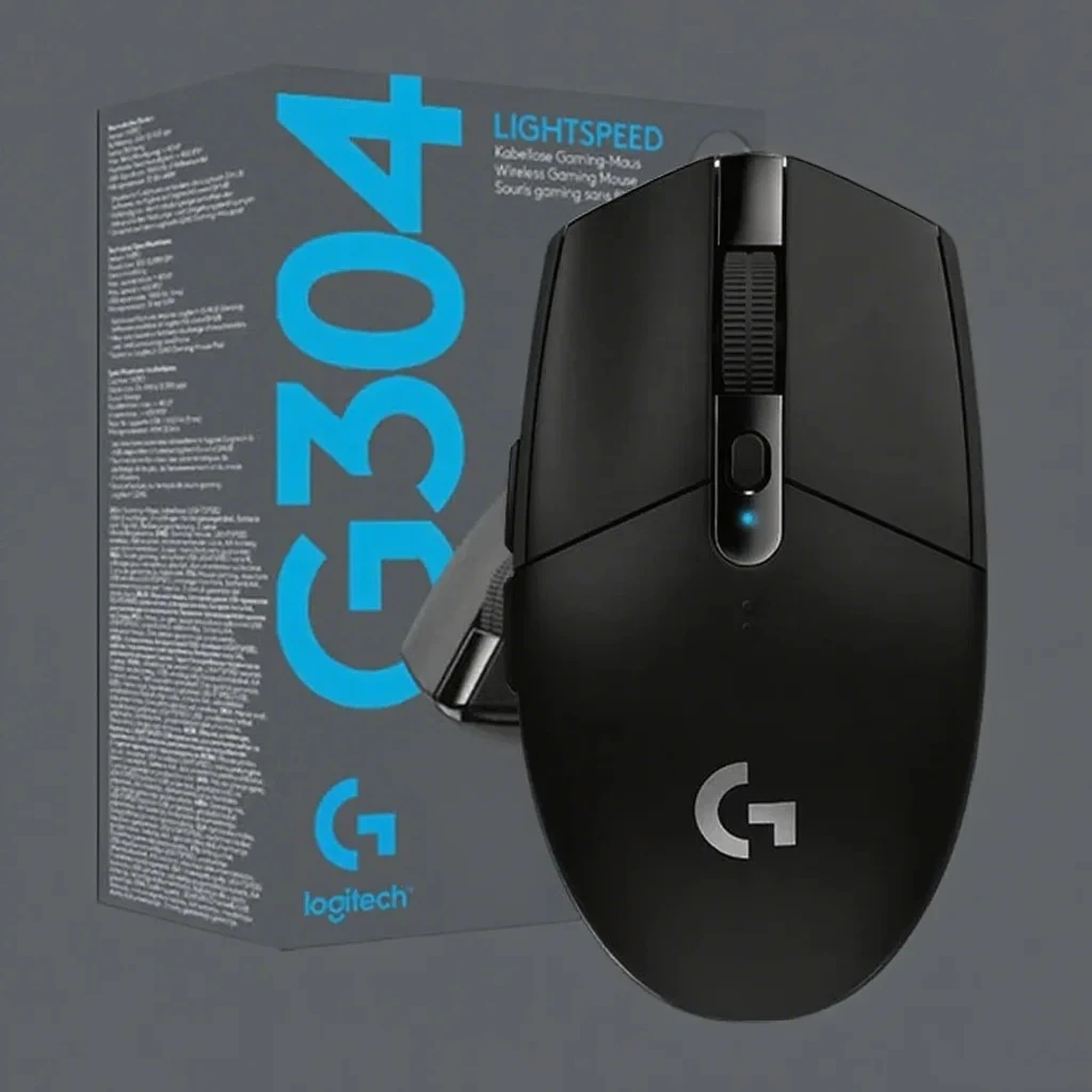 Logitech G304 + H110 Gaming Combo, Wireless Mouse with Stereo Headset for PC Work Home Office Online Study Zoom Skype Call
