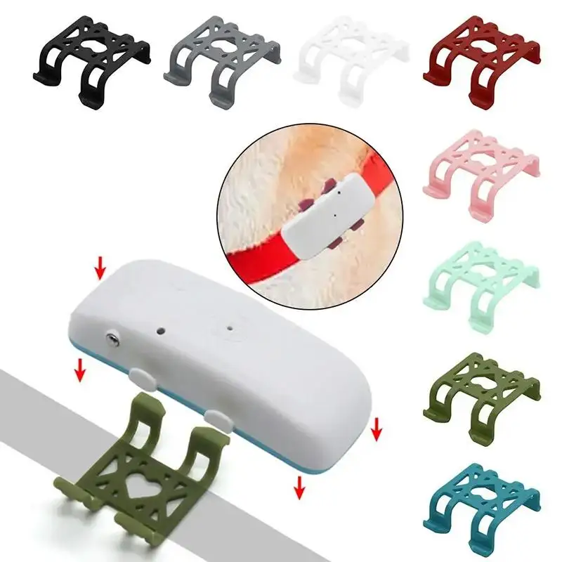 Mini Silicone Pet Tracker Clip Anti Loss Anti-slip Easily Clip Cat Dog Locator Protective Sleeve For Pet GPS TK911SA