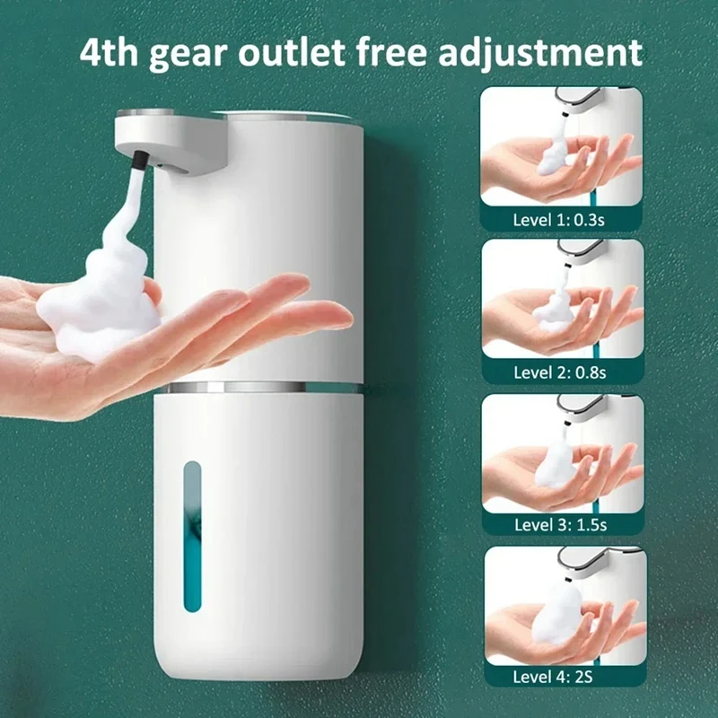 380ML Automatic Foam Soap Dispenser P11 Bathroom Smart Washing Machine With USB Charging