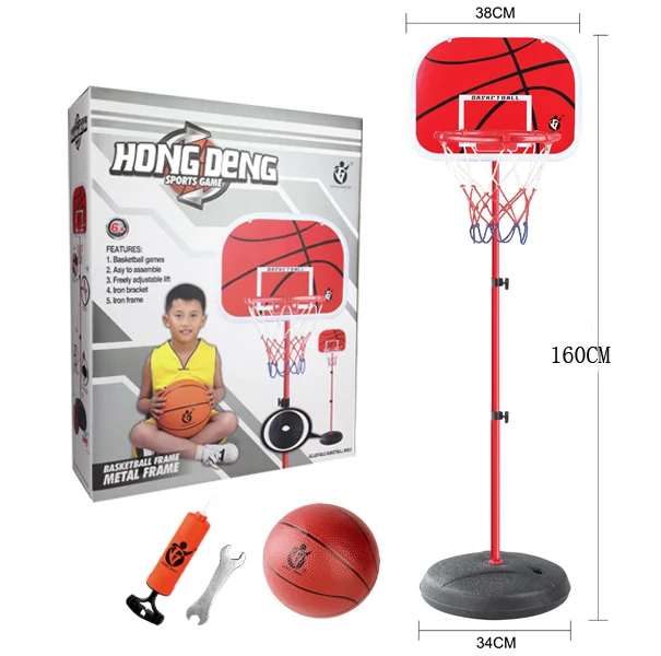 Подъемная баскетбольная подставка 2,4 м, детская баскетбольная железная подставка, можно поднимать и опустить, баскетбольный мяч для дома и улицы