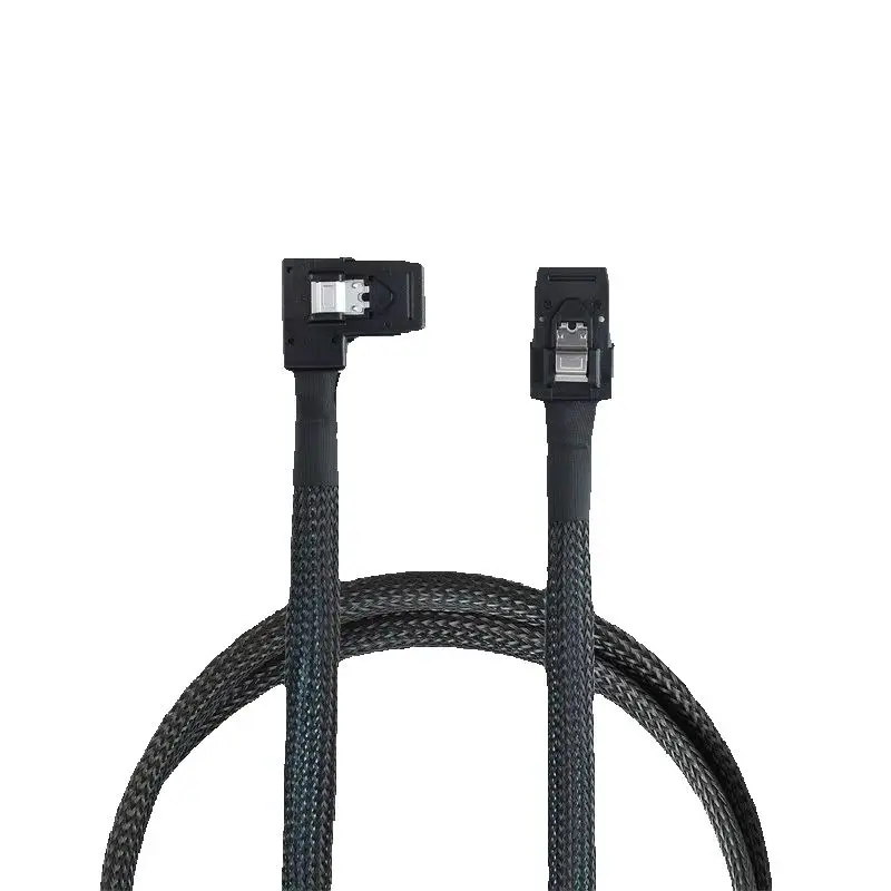 Mini SAS 36Pin 8087 Internal Cable 90 Degree Bend SFF Connector Hard Drive Computer Wire Left Right Compatible
