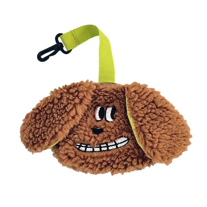 Poop Bag Dispenser Portable Cute Doggy Bag Holder Dispenser Refillable Dog Waste Bag Holder Multifunctional Small Dog Bag