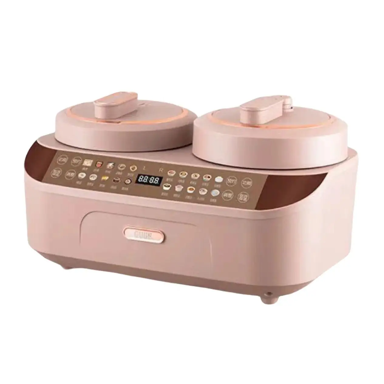 Dual-chamber Electric Rice Cooker Pressure Cooker All-in-one Fully Automatic Multi-function Model Dual Compartments Dual