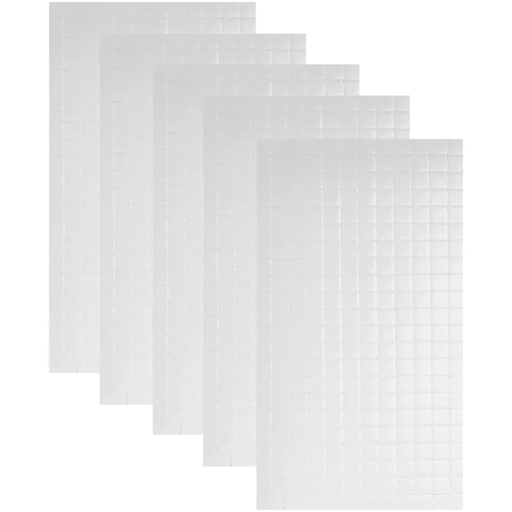 

5 Sheets Foam Square Stand Squares Mounts Adhesive Craft Dots for Crafts Double Side Tape