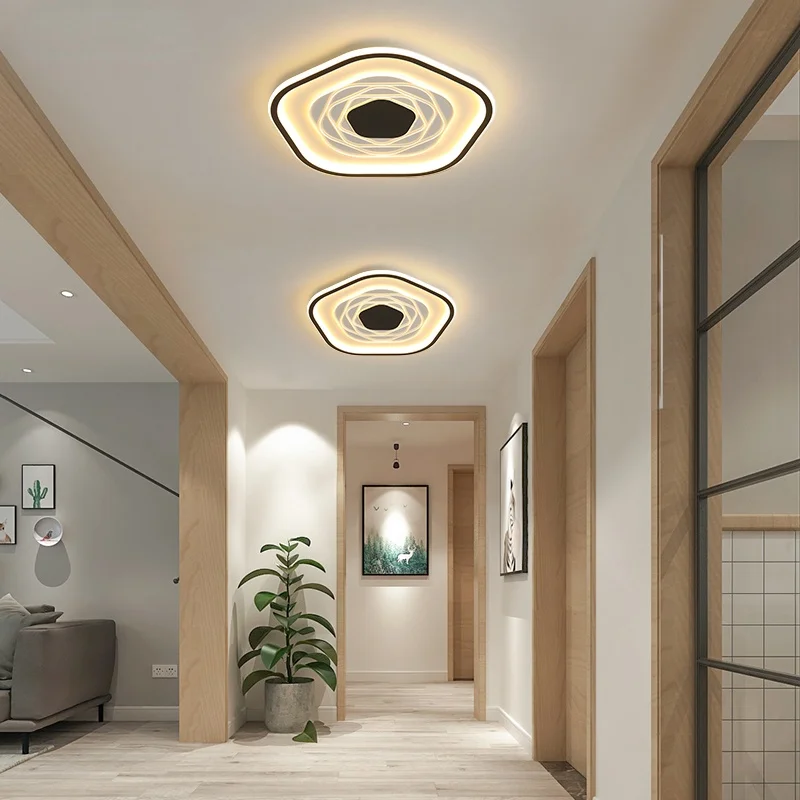 Modern Pentagonal LED Ceiling Chandelier Ceiling Light LED Lamp Indoor Lighting for Living Room Bedroom Lamp New Lustre Lighting