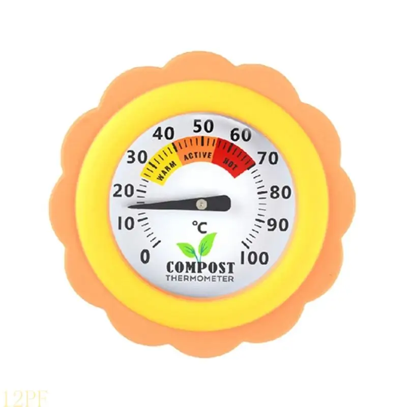12PF Reliable Soil Temperature Sensors Steel for Efficient Gardening & Farming Needs