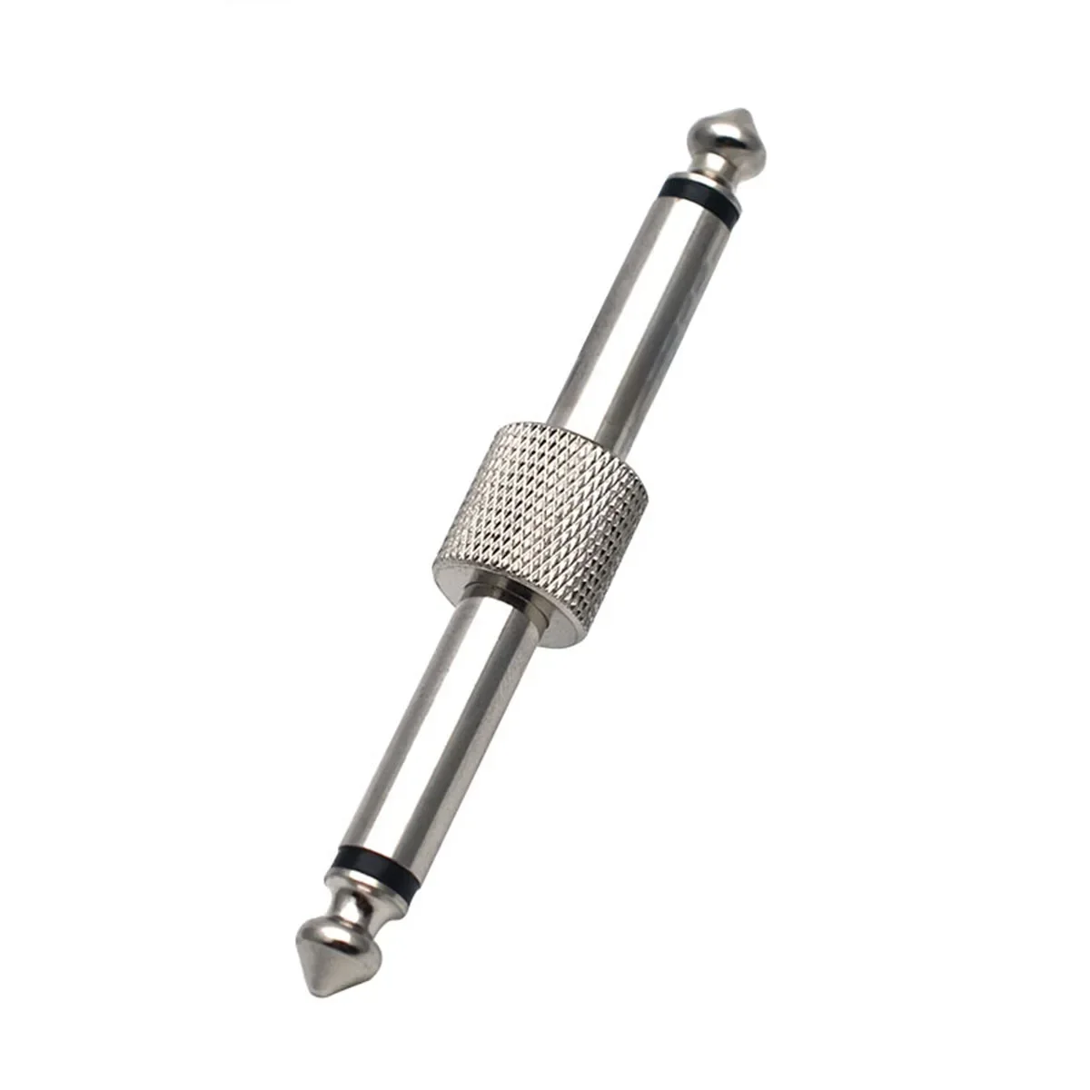 10Pcs Guitar Convert Instrument Effect Pedal Adapter JACK-JACK Connector Metal Solder Straight Converter Plug Patch Connect