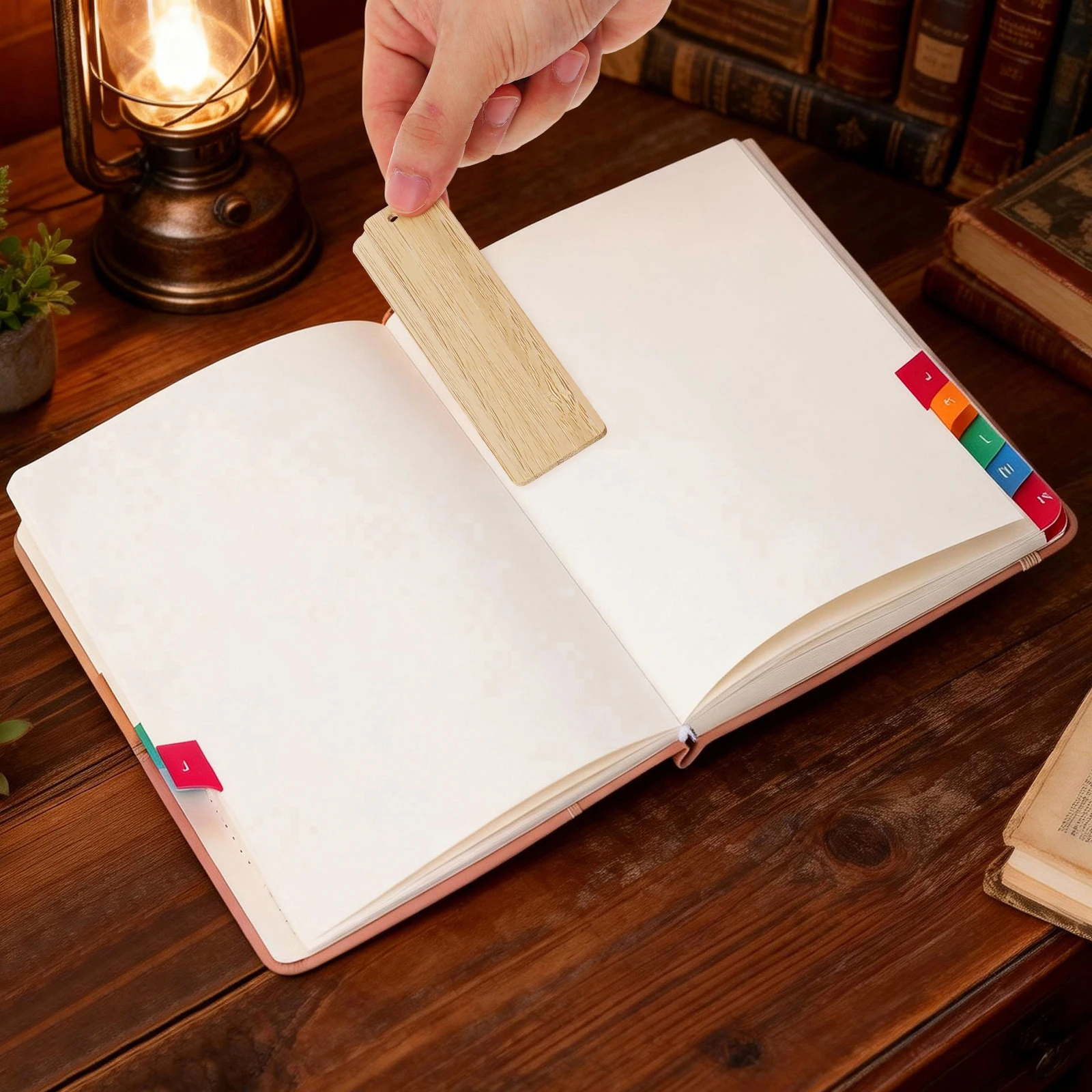 

10Pcs Blank Bookmarks Eco Friendly Bamboo DIY Wooden Tags for Crafting Decorating Parties Favors Reading Accessories Study Tools