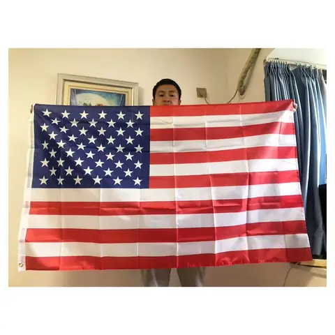 SKY Flag US Flag 60x90cm 90X150CM High Quality Double Penetration Polyester Stars and Stripes United States US USA American Flag